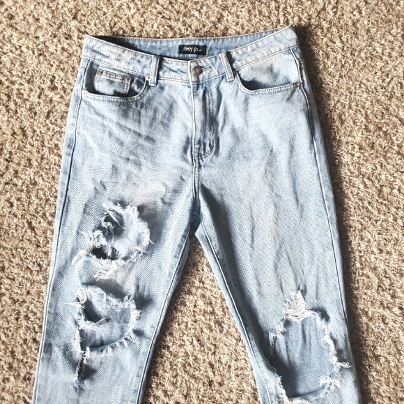 Nasty Gal Distressed Jeans - Picture 2 of 6